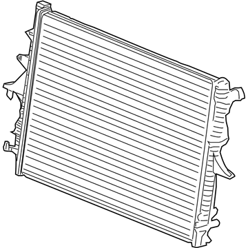 Audi Q7 Radiator - 7L6-121-253-K