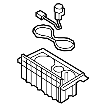 Audi A8 Quattro Cup Holder - 4N1-858-601-A-6PS