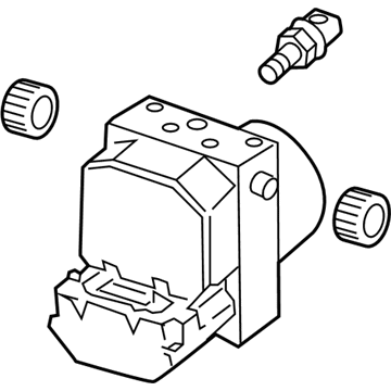 Audi A8 Quattro ABS Control Module - 4E0-614-517-CQ