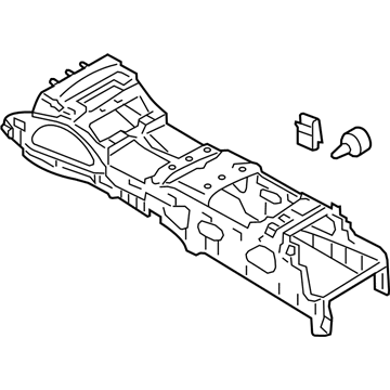 Audi Center Console Base - 4H0-861-831-B