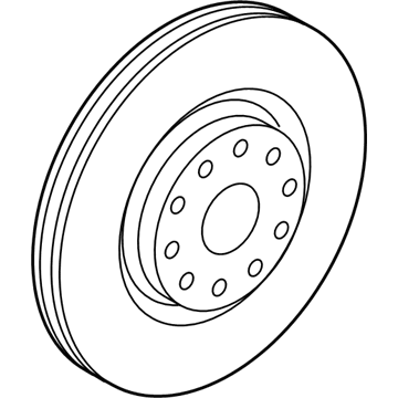 Audi Brake Disc - 5Q0-615-301-H