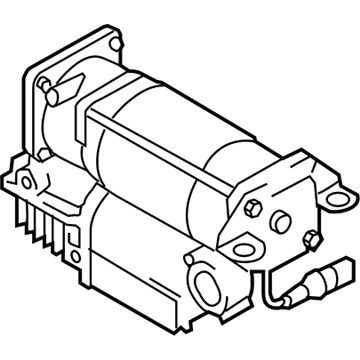 Audi Air Suspension Compressor - 4F0-616-005-F