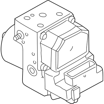 Audi A4 Quattro ABS Control Module - 8E0-614-111-AJ