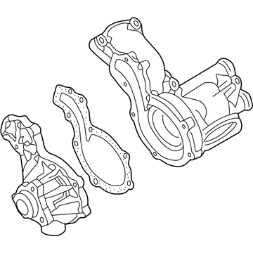 Audi 90 Quattro Water Pump - 035-121-004-AX