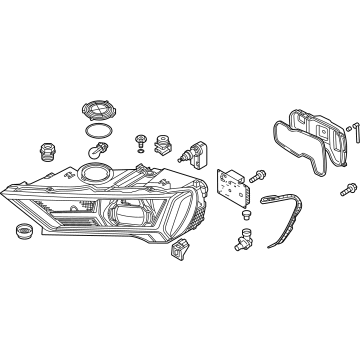 Audi SQ7 Headlight - 4M0-941-011-B