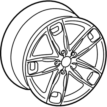 Audi A3 Alloy Wheels - 8P0-601-025-BL