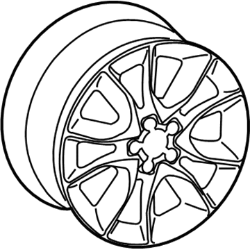 Audi A3 Alloy Wheels - 8P0-601-025-BK