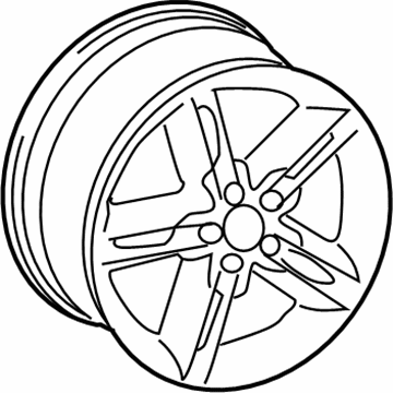 2009 Audi A3 Alloy Wheels - 8P0-601-025-ED