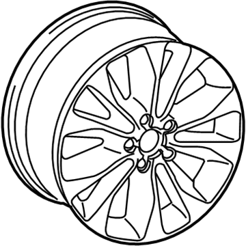 Audi A3 Alloy Wheels - 8P0-601-025-DK