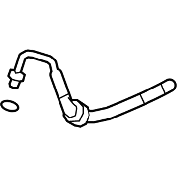 Audi S5 Power Steering Hose - 8K0-422-893-E