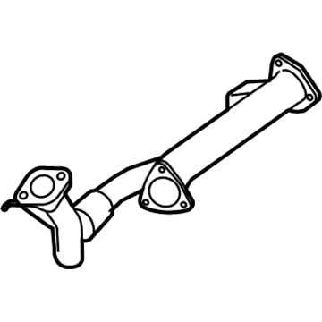 Audi 4E0-253-153 Front Pipe