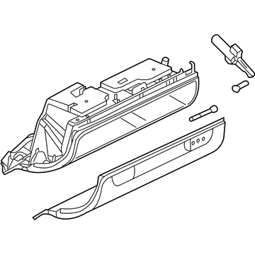 Audi Glove Box - 8P1-880-302-A-13U