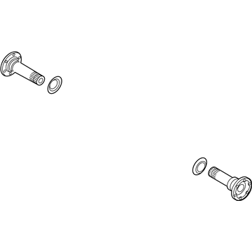 Audi Axle Shaft - 08V-525-289-C