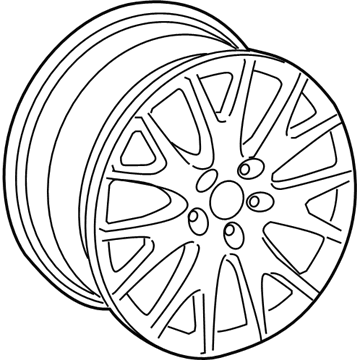 Audi TT Quattro Alloy Wheels - 8J0-601-025-BT