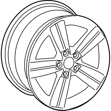 Audi TT Quattro Alloy Wheels - 8J0-601-025-C