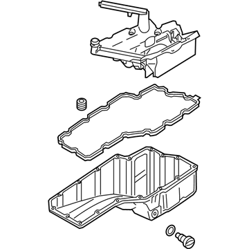 Audi Oil Pan - 06L-103-598-S