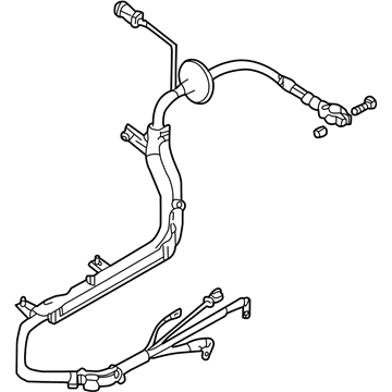 Audi Allroad Quattro Battery Cables - 8D1-971-225-AA