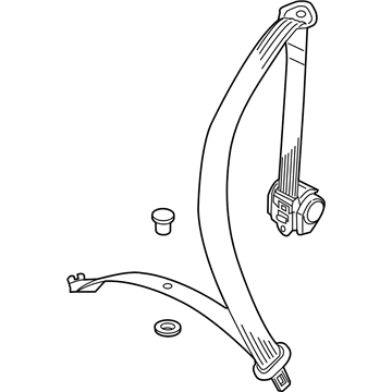 Audi A3 Quattro Seat Belt - 8V7-857-805-A-V04