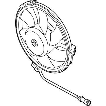 Audi Cooling Fan Assembly - 4Z7-959-455