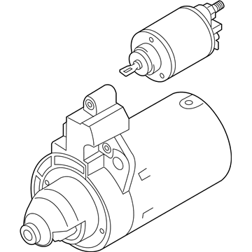 Audi Starter - 02E-911-024-AX