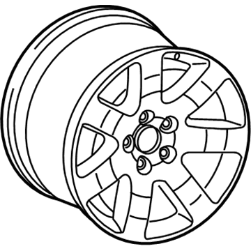 Audi Q7 Alloy Wheels - 4L0-601-025-A