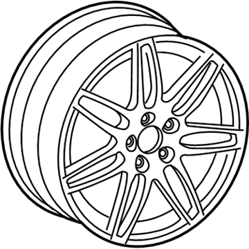 2015 Audi Q7 Alloy Wheels - 4L0-601-025-L