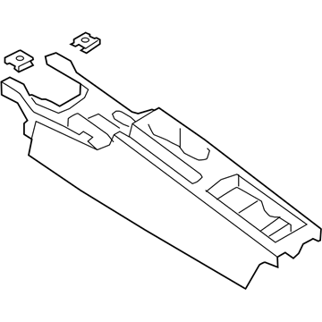 Audi Center Console - 8J0-863-245-B-57T