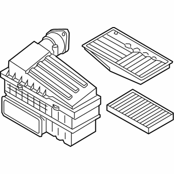 Audi A3 Air Filter Box - 5WA-129-607-A