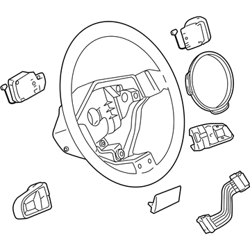 Audi A5 Quattro Steering Wheel - 8K0-419-091-DR-OIJ