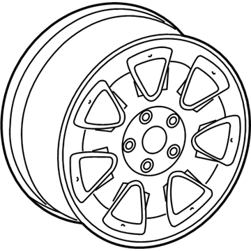 2004 Audi A4 Alloy Wheels - 8H0-601-025-E-Z17