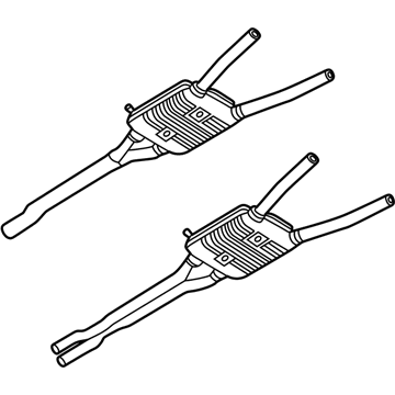 Audi 4B3-253-409-A Muffler & Pipe