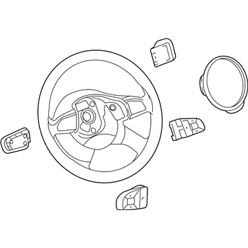 Audi Q5 Steering Wheel - 8R0-419-091-S-WUN