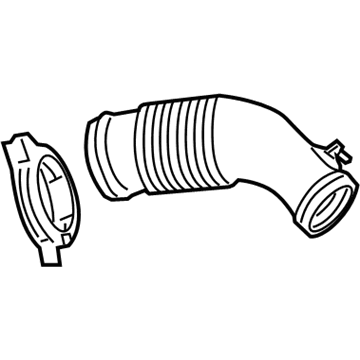 Audi A4 Quattro Air Intake Hose - 06E-129-627-Q