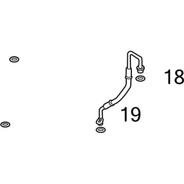 Audi 079-145-141-F Oil Inlet Line