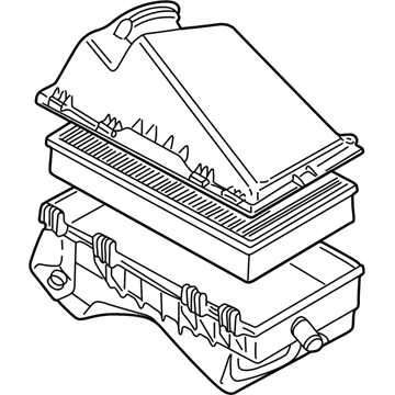 Audi Air Filter Box - 8L9-133-837-A