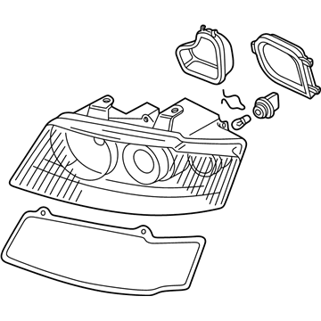 Audi A4 Headlight - 8E0-941-029-G