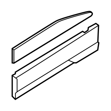 Audi Q4 e-tron Door Moldings - 89A-853-969-A-GRU