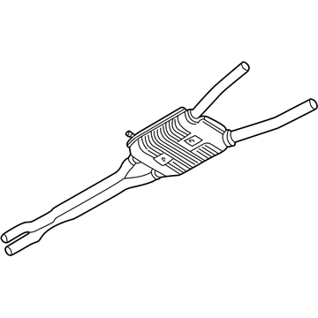 Audi S6 Muffler - 4B0-253-409-CQ