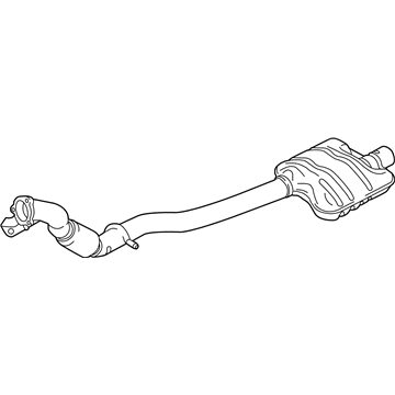 Audi A6 Muffler - 4G0-254-352-B