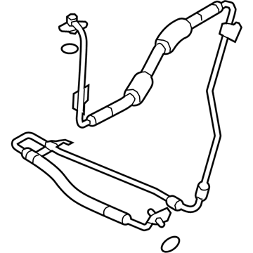 Audi A5 Quattro Power Steering Hose - 8K1-422-893-DP