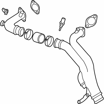 Audi 06M-145-673-DM Pressure Pipe