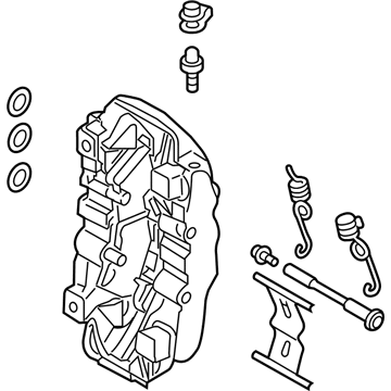 Audi R8 Brake Caliper - 42B-615-107