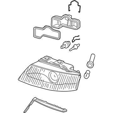 Audi Headlight - 4B0-941-003-AS