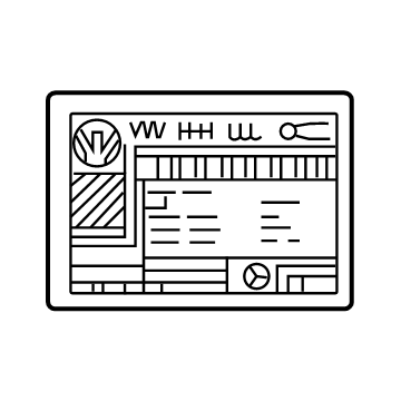 Audi 0Z1-000-100 Info Label