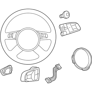 Audi S6 Steering Wheel - 4L0-419-091-H-1YA