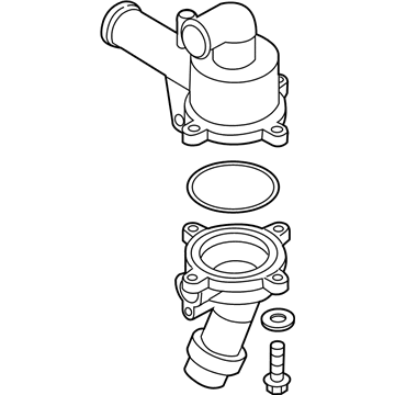 Audi TT RS Quattro Thermostat Housing - 07K-121-115-D