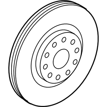 Audi TTS Quattro Brake Disc - 8J0-615-301-G