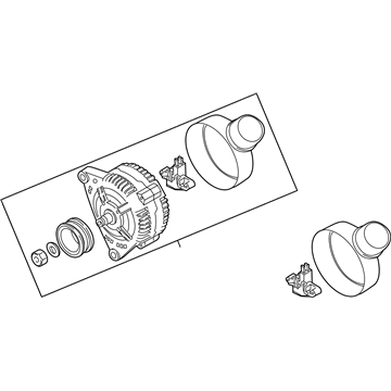 Audi R8 Alternator - 079-903-021-R