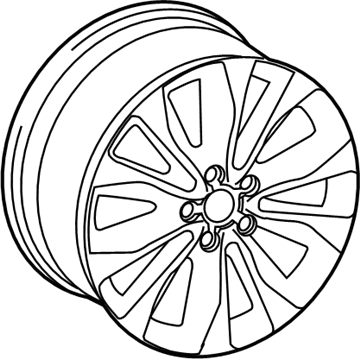 Audi TTS Quattro Alloy Wheels - 8J0-601-025-AH