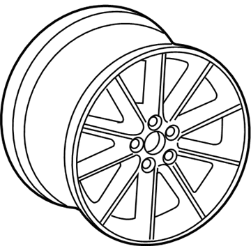 Audi TT Quattro Alloy Wheels - 8J0-601-025-CD